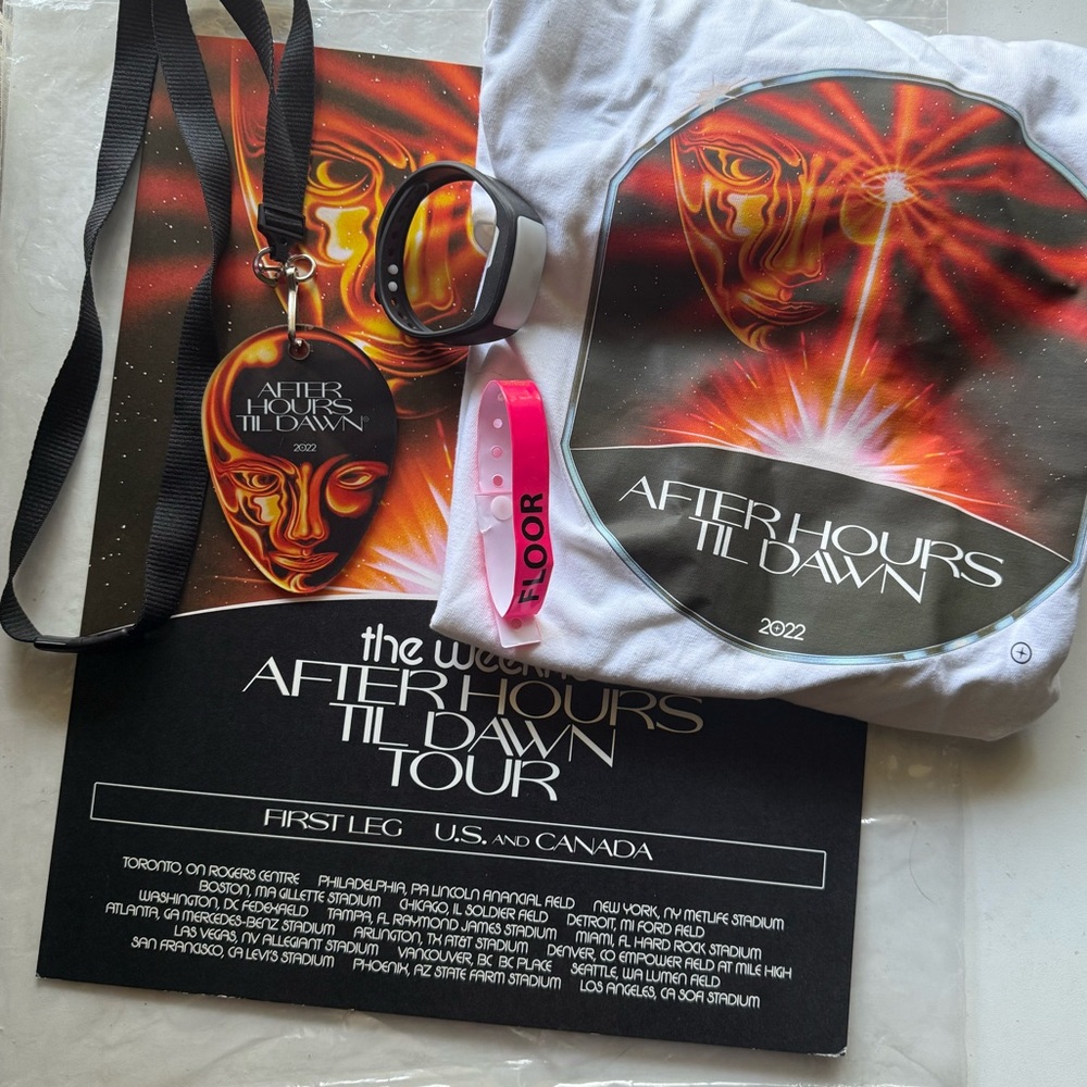 The Weeknd After Hours Til Dawn VIP Tour Merchandise Set